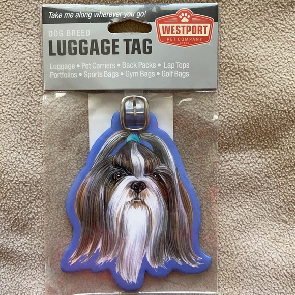 NEW Shih Tzu Dog Luggage Tag 🏷 - Picture 1 of 4